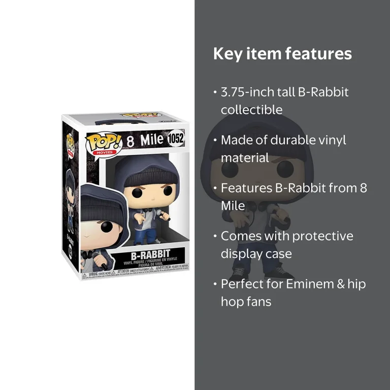 Funko Pop Vinyl Figure - Rap Hip Hop Eminem B-rabbit from 8 Mile