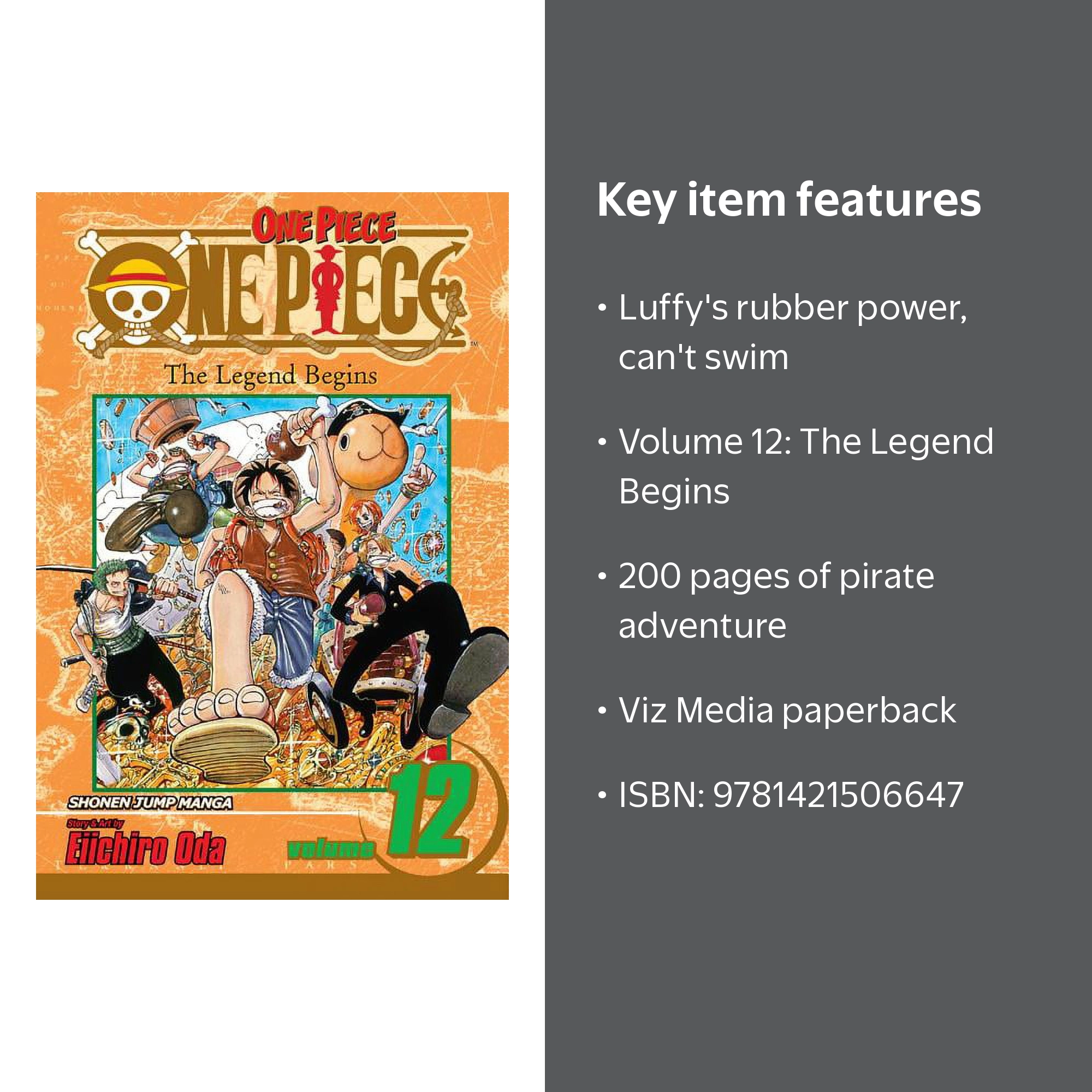 One Piece One Piece, Vol. 12: The Legend Begins, Book 12