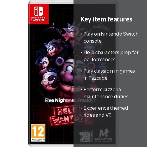 Five Nights at Freddy's: Help Wanted 2 (Nintendo Switch) - Walmart.com