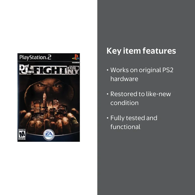 Def Jam Fight for NY | PlayStation 2 - Walmart.com
