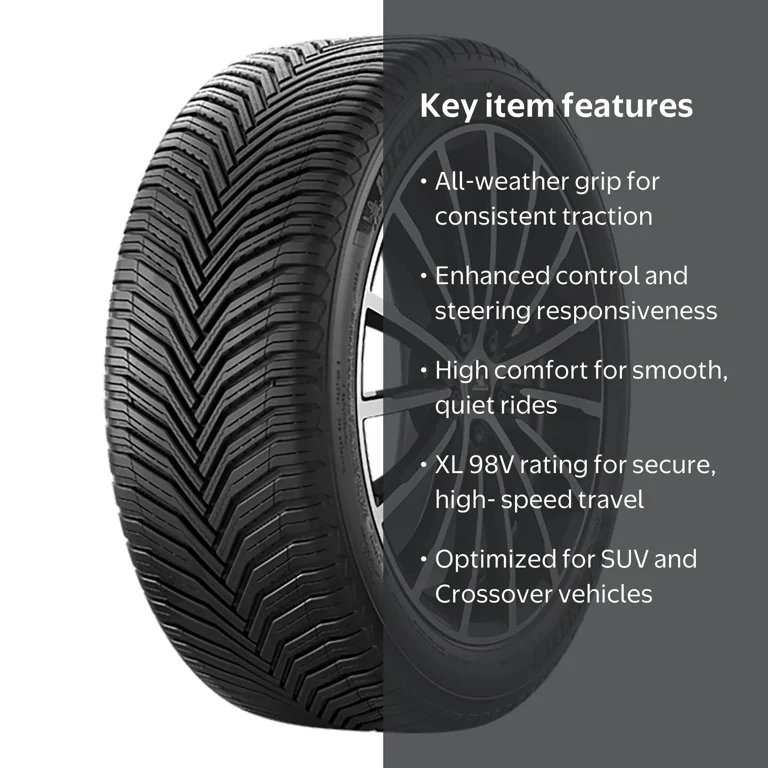 Michelin CrossClimate2 All-Season 235/45R18/XL 98V Tire + more