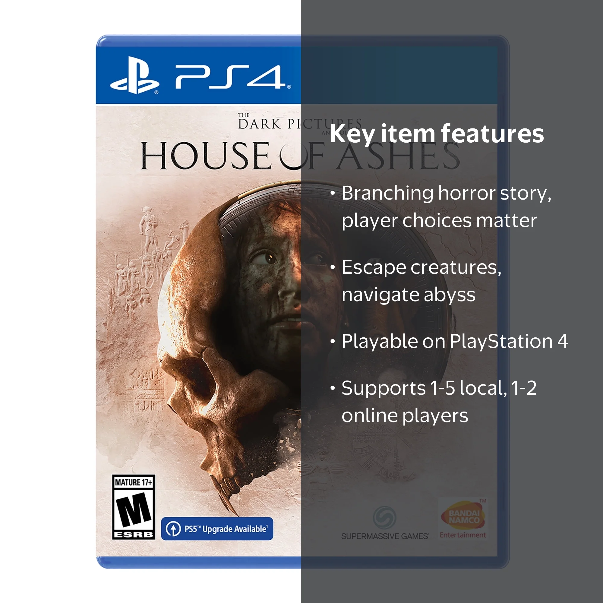 Bandai Namco, The Dark Pictures Anthology: House Of Ashes, PS4