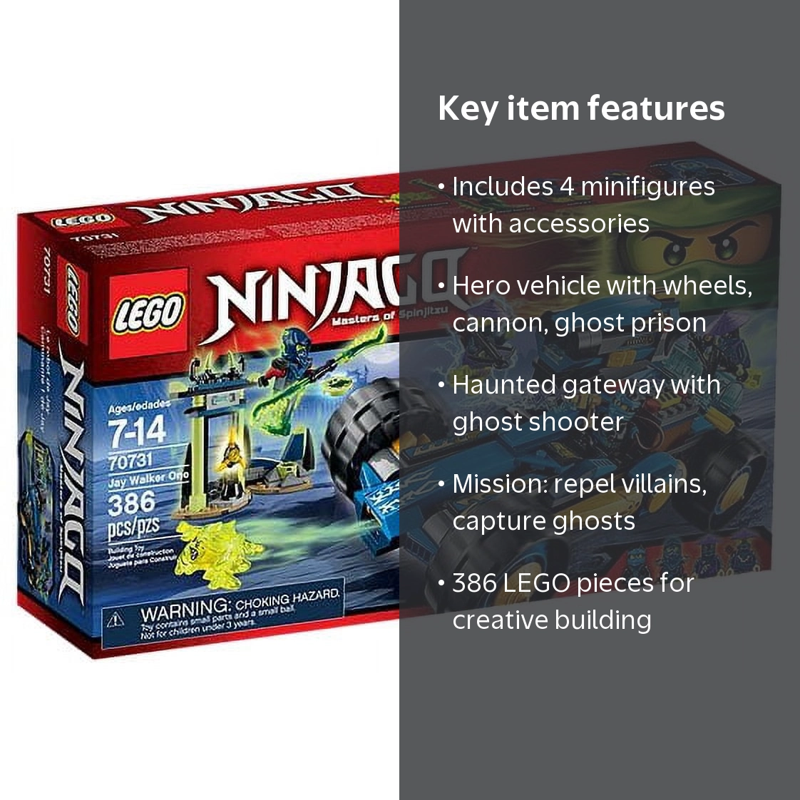 LEGO Ninjago Jay Walker One Set #70731 - Walmart.com