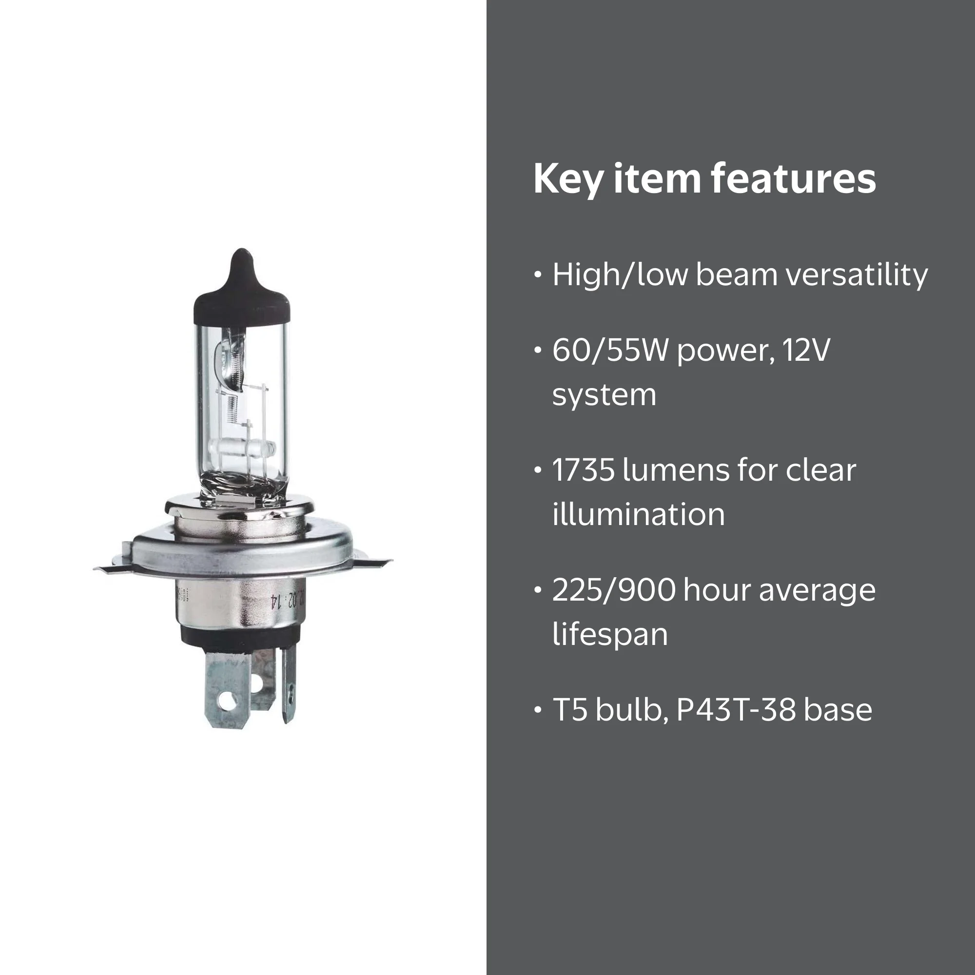 り*ゆ様 IPF BAJA LASER TYPEⅡ H4 60/55W ランプ本 GE H4-60/55 - 60/55w 12v High/Low beam lamp - Walmart.com