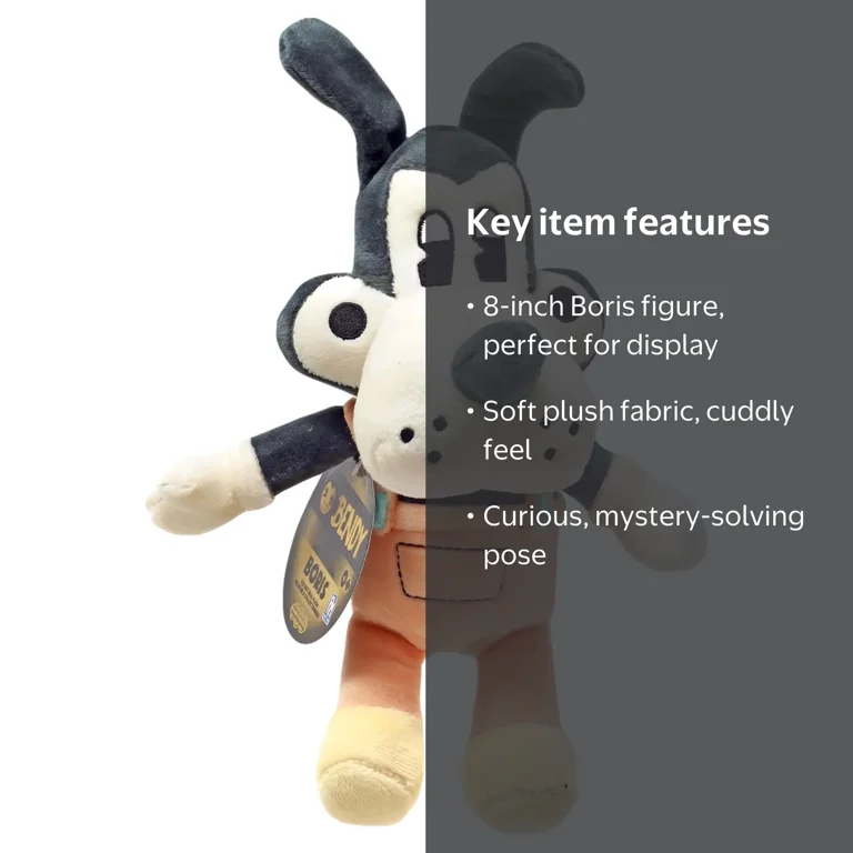 Bendy and the Ink Machine Series 1 Boris 8-inch Plushie Stuffed