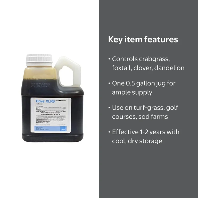 BASF Drive XLR8 Herbicide Crabgrass Killer - 1 jug (1/2 gal