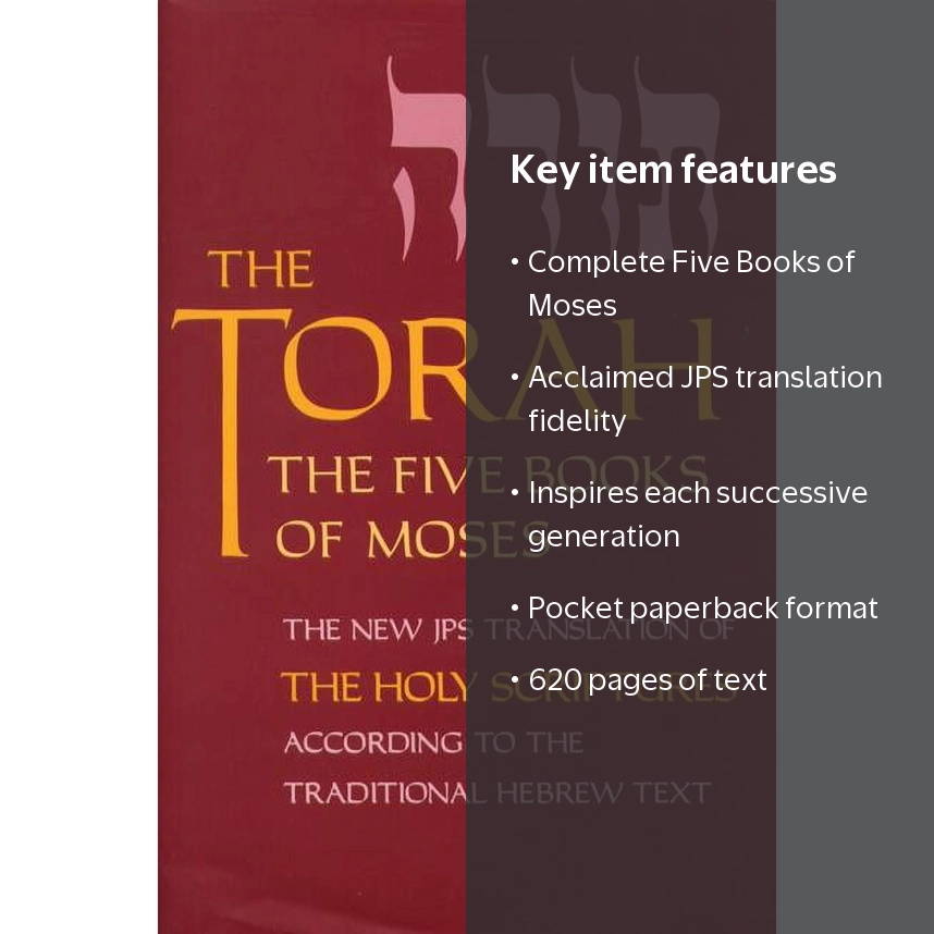 The Torah : The Five Books of Moses, the New Translation of the