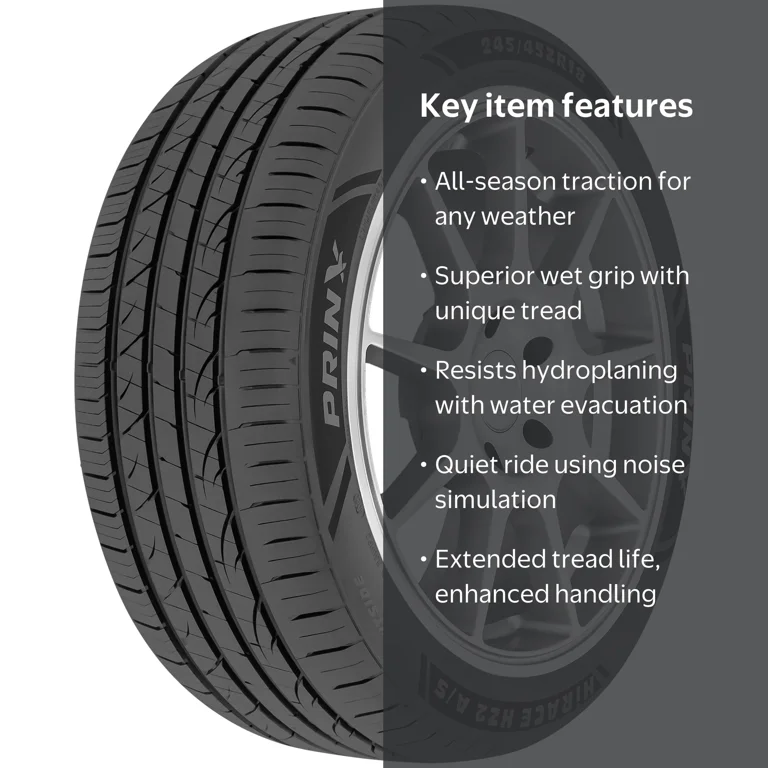 ぴろ Prinx, Passenger Tire, 225/50ZR17, All Season UHP XL - Walmart.com