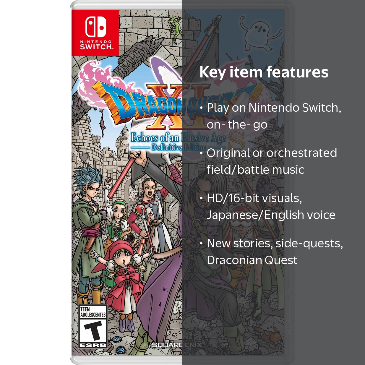Nintendo, RPG Game, Dragon Quest XI S Definitive Edition - Walmart.com