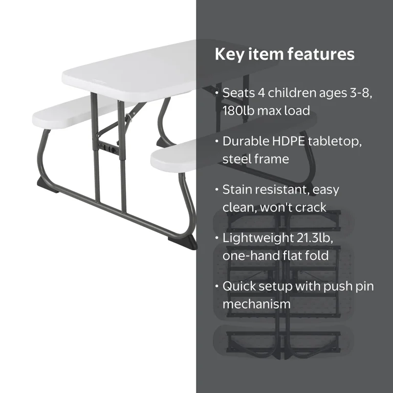 Lifetime Children's Picnic Table, 32.4