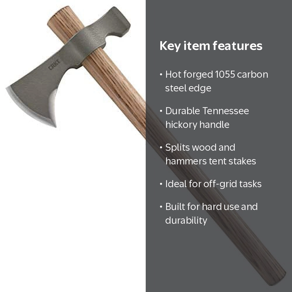 CRKT Woods Chogan T-Hawk Outdoor Survival Tomahawk 2730 - Walmart.com