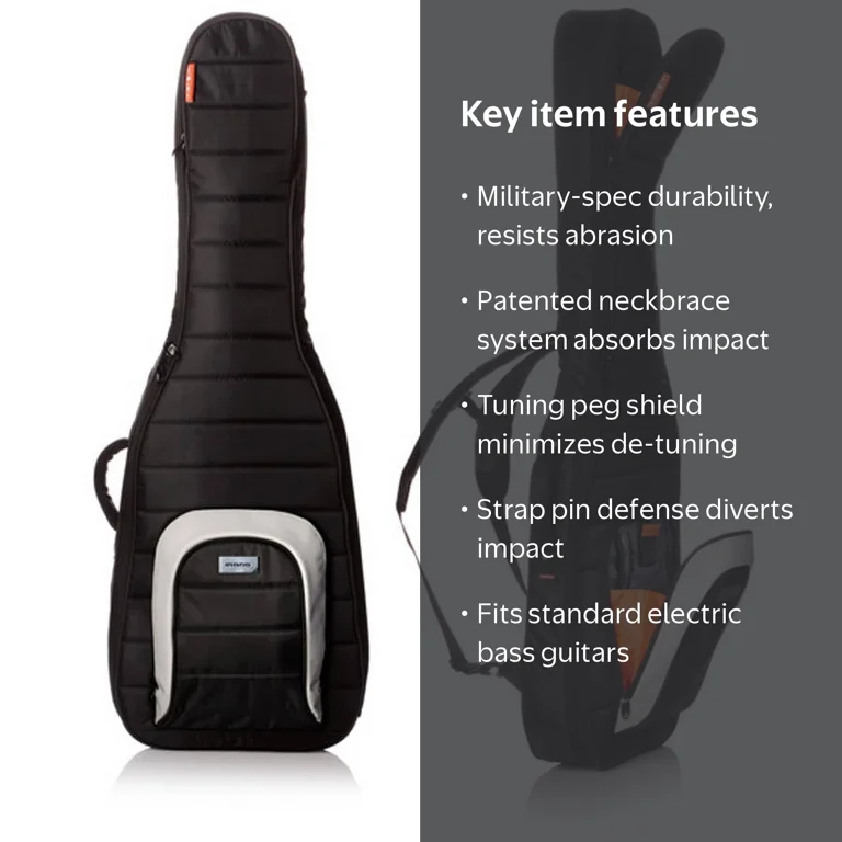MONO, Mono Cases M80 Electric Bass Gig Bag, Jet Black - Walmart.com