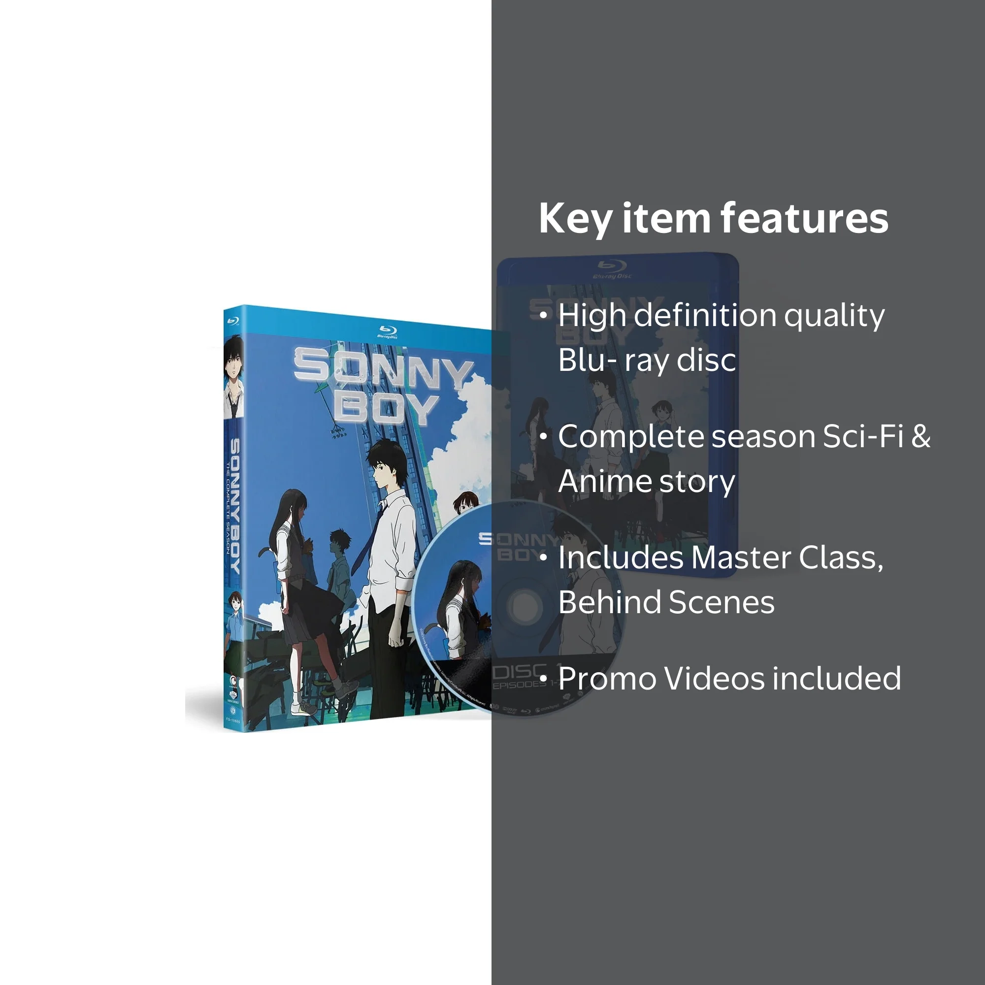 Ｓｏｎｎｙ Ｂｏｙ Ｂｌｕ－ｒａｙ ＢＯＸ Blu-ray Funimation's Sonny Boy: Complete Season Box Set - Japanese Anime