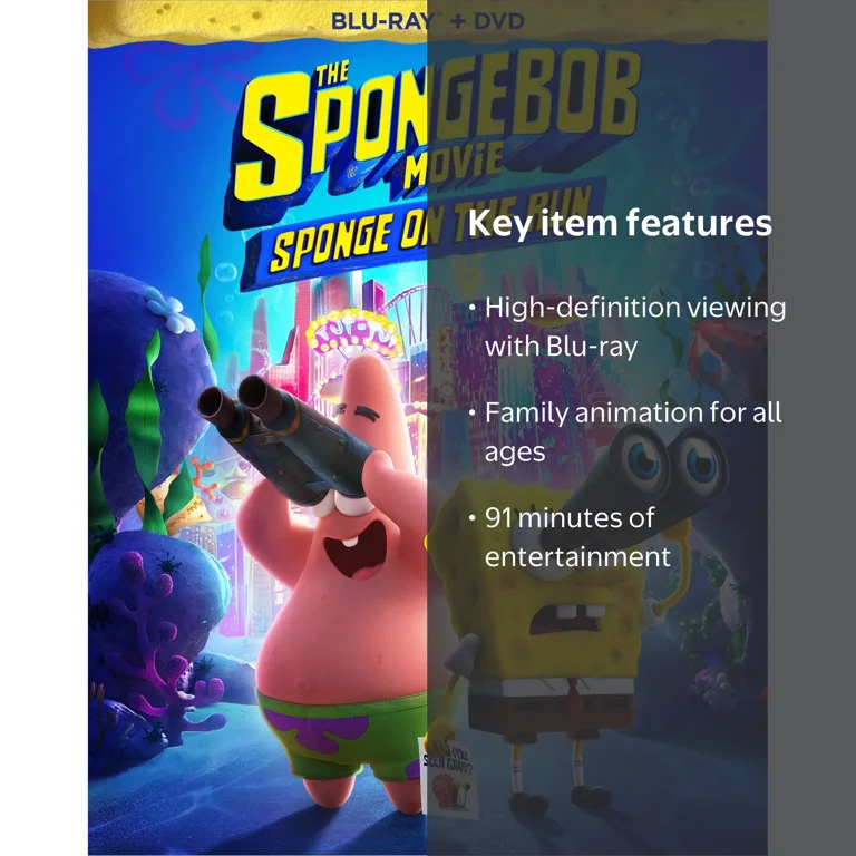 Spongebob Movie: Sponge On The Run [Blu-ray] - Walmart.com