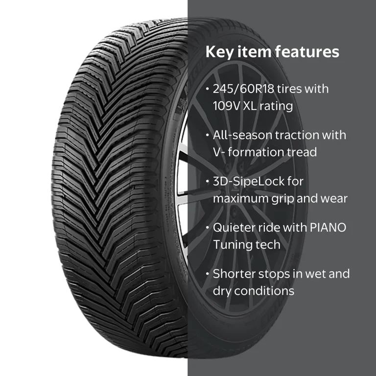 Michelin CrossClimate 2 245/60R18 109V XL Tire - Walmart.com