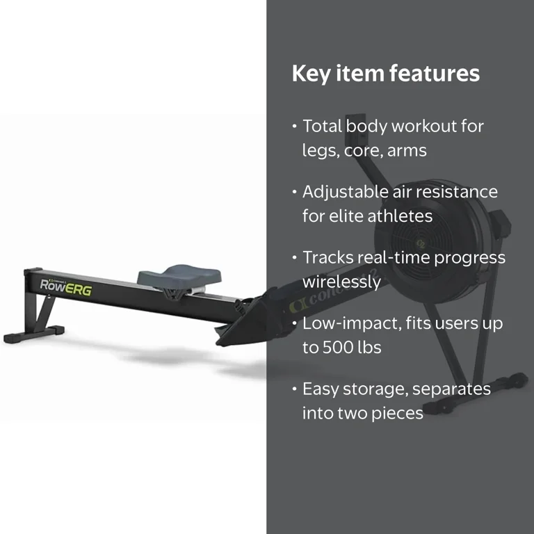 Concept2 Exercise Equipment: Model D Indoor Rower Home Gym Machine