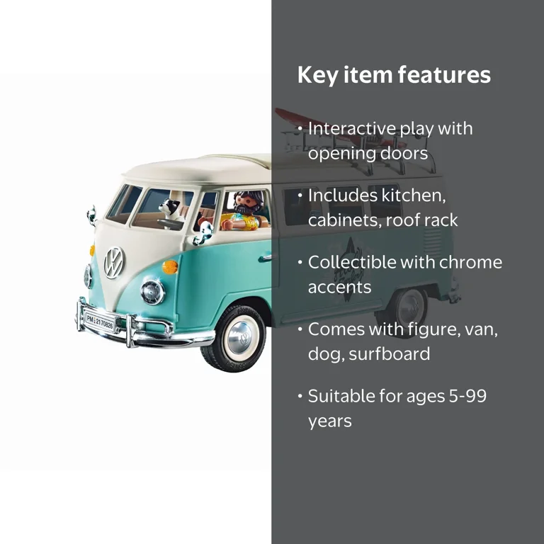 PLAYMOBIL, Volkswagen T1 Camping Bus, Special Edition, Camper