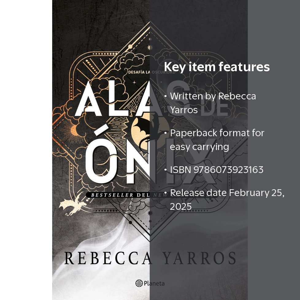 Rebecca Yarros, Paperback, Alas de √≥nix / Onyx Storm - Walmart.com