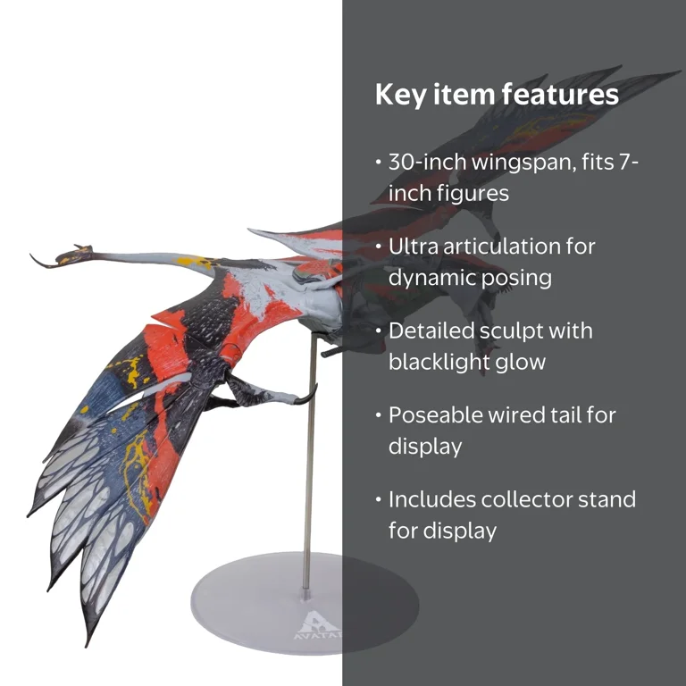 Avatar: Fire and Ash Quaritch's Mega Banshee - McFarlane Toys