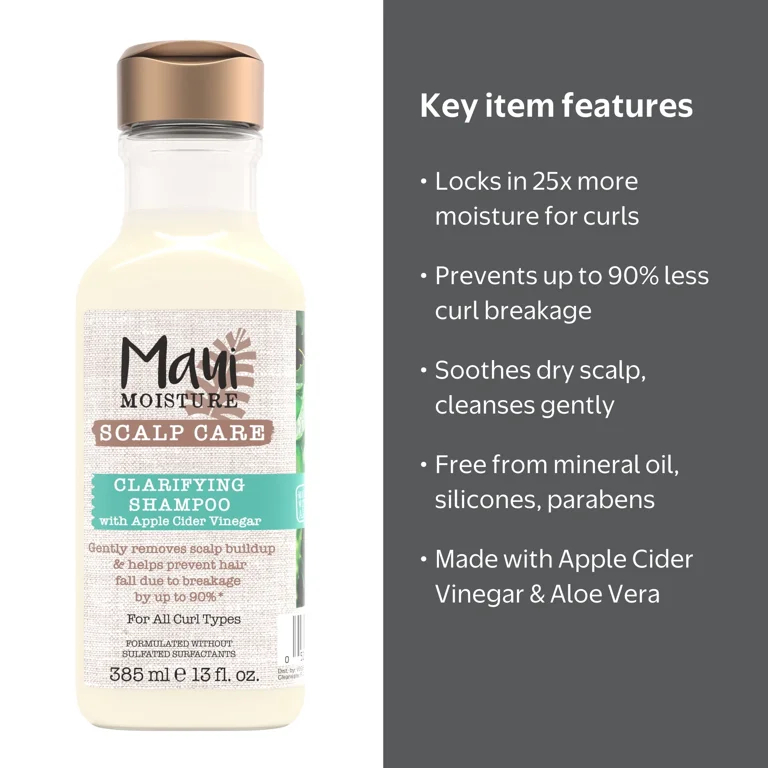 Scalp Care Clarifying Shampoo with Apple Cider Vinegar - Walmart.com