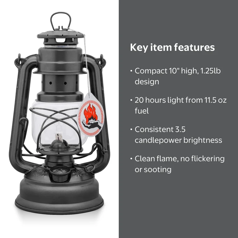Feuerhand Outdoor Kerosene Fuel Lantern, German Made Weather