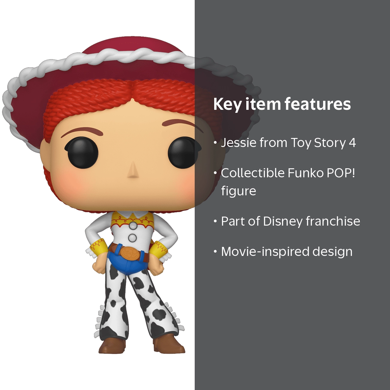Funko, Toy Story 4 - Jessie, Standard, Multicolor, Vinyl Figure