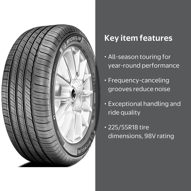 MICHELIN 225/55R18 e・PRIMACY S2  YA2452 Free Shipping! Michelin Primacy Tour AS 225/55R18 98V Tire for