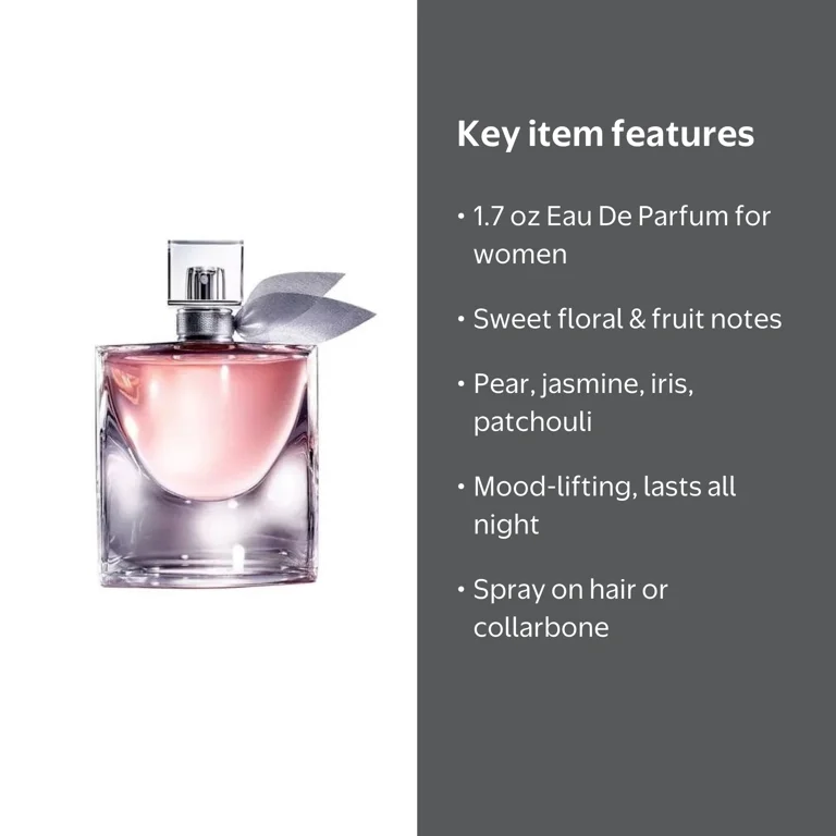 Lancome La Vie Est Belle Eau De Parfum Spray for Women, 1.7 oz