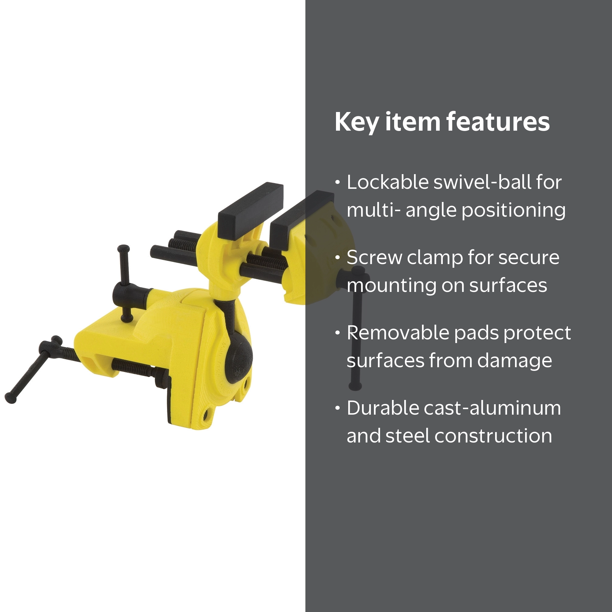 Stanley Hand Tools 83-069M Max Steel Multi-Angle Base Vise with
