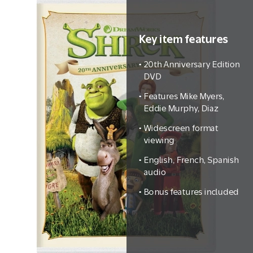 Shrek (20th Anniversary Edition) [DVD] - Walmart.com