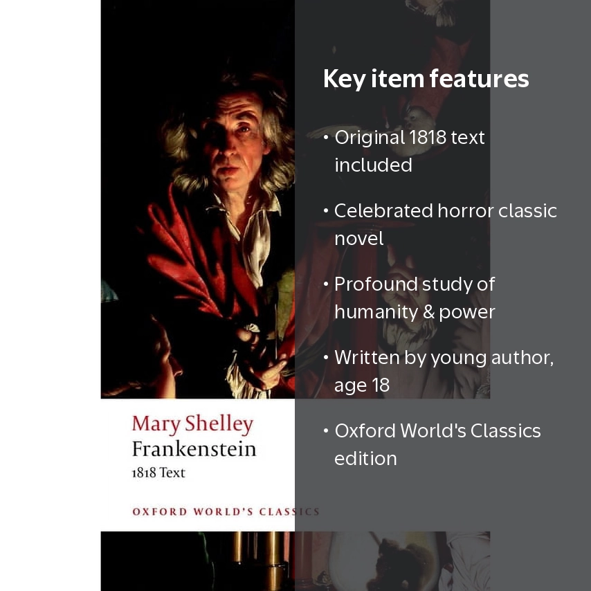 Mary Wollstonecraft Shelley, Frankenstein, The Modern Prometheus