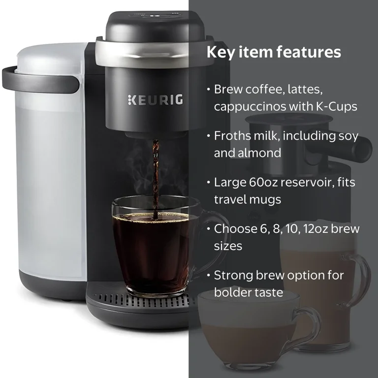 Keurig K-Cafe Single Serve Coffee Maker, Latte Cappuccino Maker, K