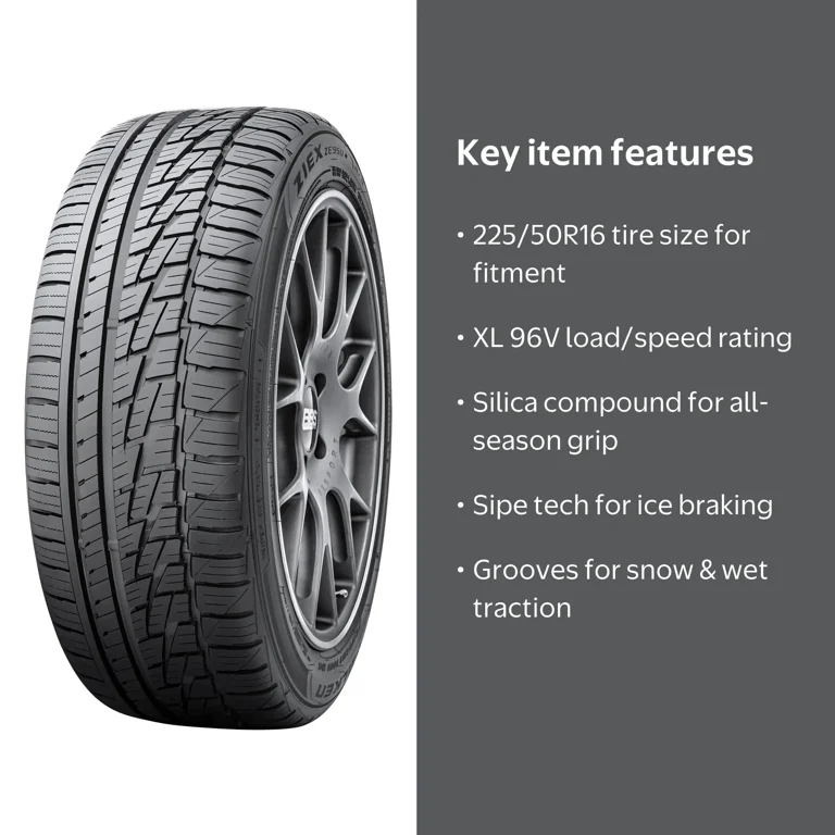 Falken, Passenger Tire, 225/50R16 96V XL, All Season Traction
