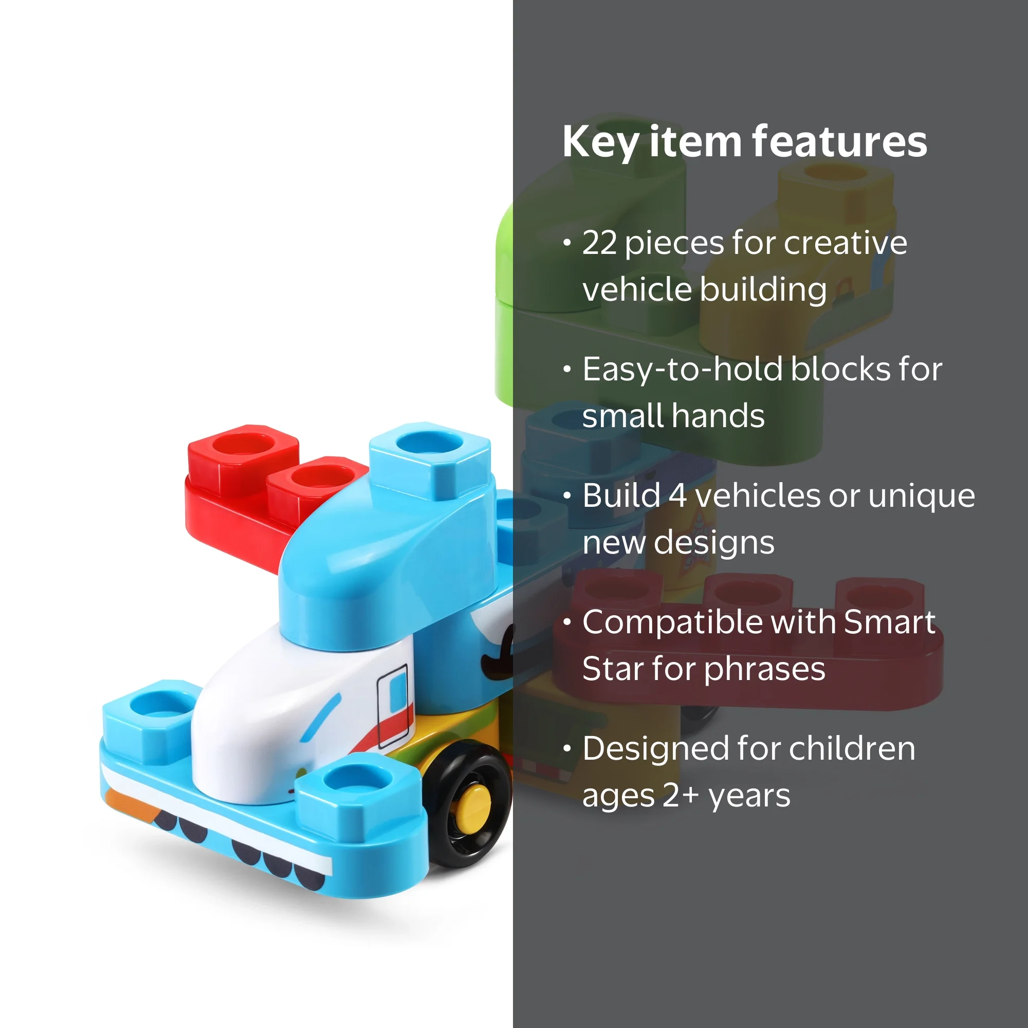LeapFrog LeapBuilders Soar and Zoom Vehicles 22-piece set