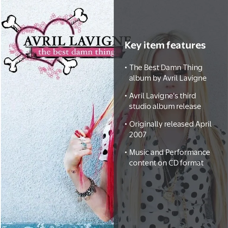 Avril Lavigne - Best Damn Thing - Music & Performance - CD