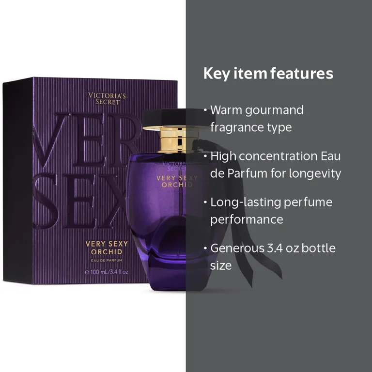 Victoria's Secret Very Sexy Orchid Eau de Parfum, 3.4 oz, Notes of