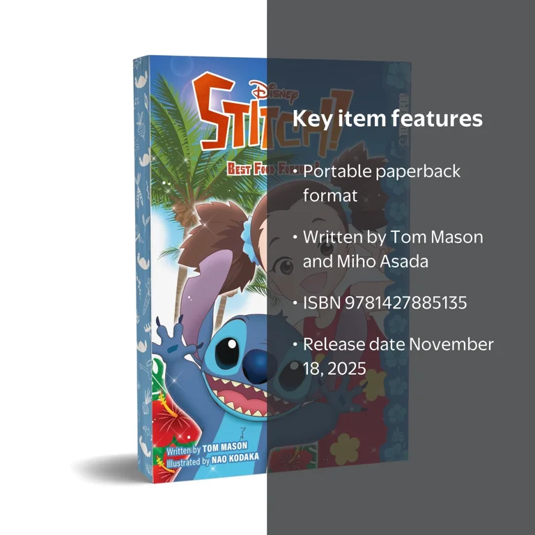 DISNEY STITCH! BEST FOOD FOREVER! Walmart Exclusive (Paperback