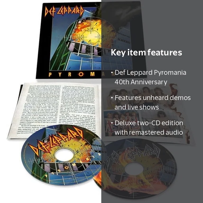 Mercury, Music CD, Def Leppard Pyromania 40th Anniversary Deluxe 2