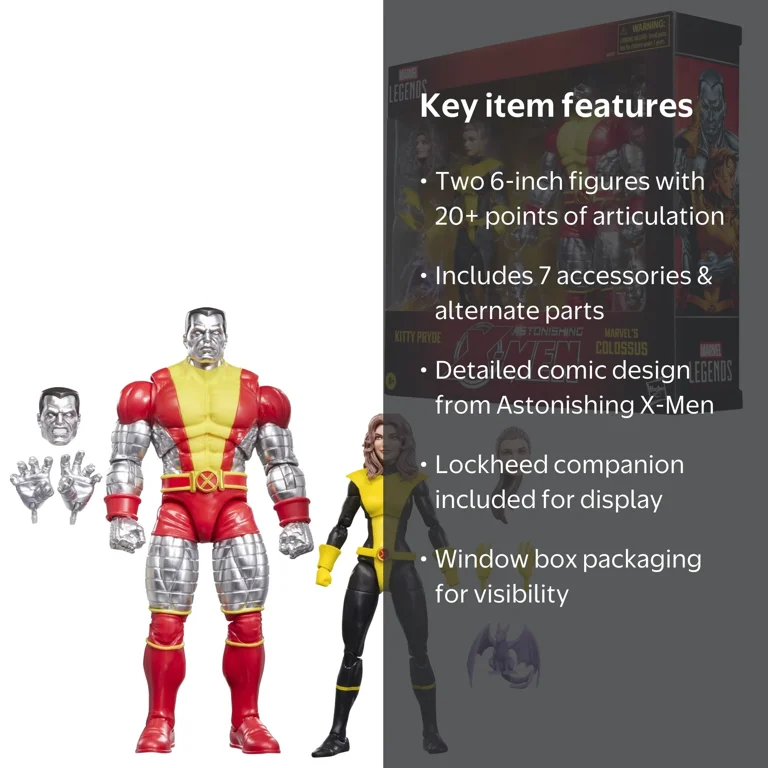 Marvel, Action Figures, Kitty Pryde & Colossus 6