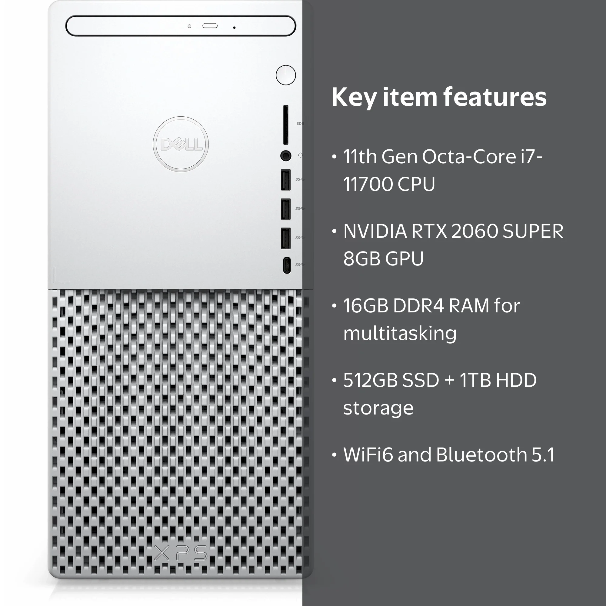 Dell XPS 8940 Desktop Special Edition Computer 11th Gen Intel Octa