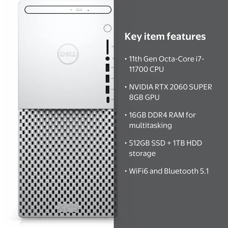 Dell XPS 8940 Desktop Special Edition Computer 11th Gen Intel Octa
