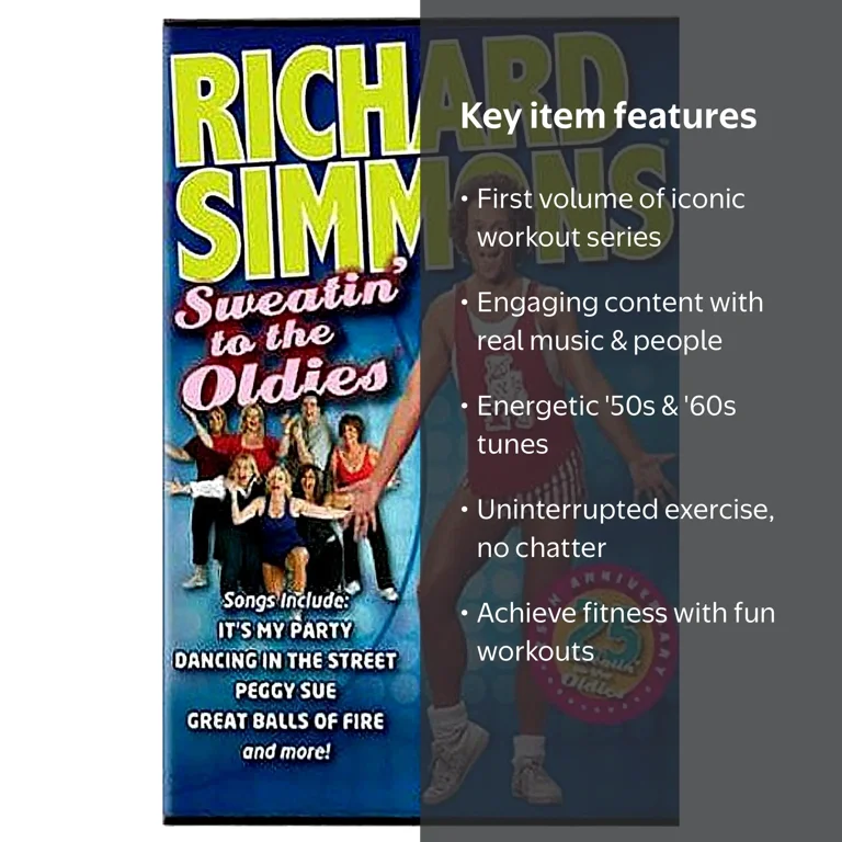 Gaiam, DVD, Richard Simmons Sweatin' to the Oldies 1, 25th