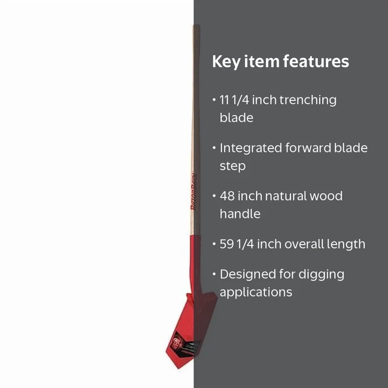 Razor-Back Trenching Shovel,48