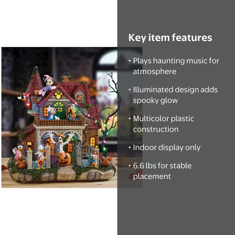Disney Party Multicolor Plastic Haunted House Decoration - Walmart.com