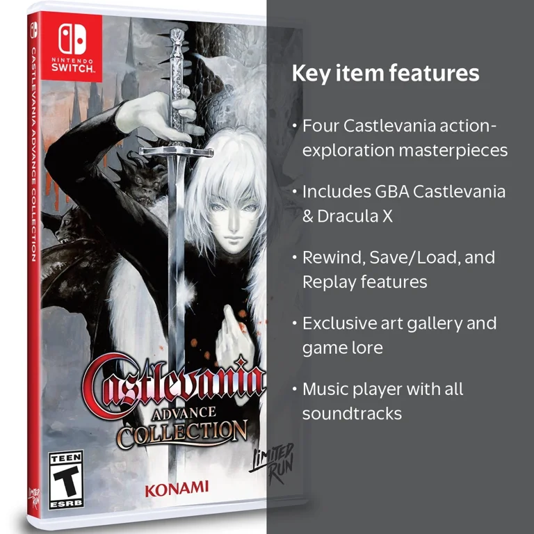 Castlevania Advance Collection Nintendo Switch Limited Run #198