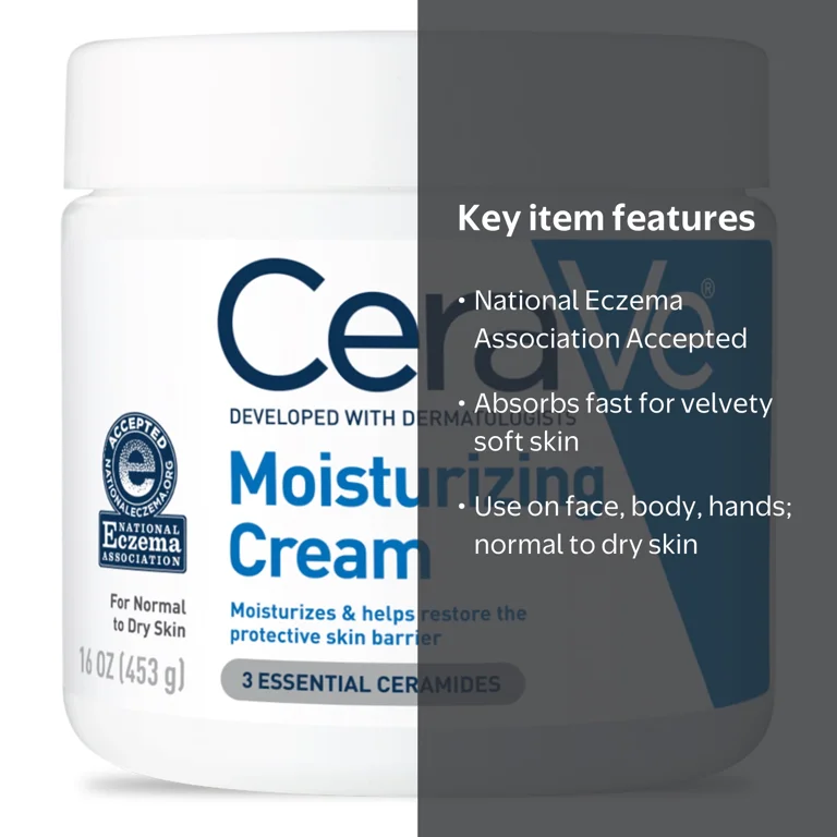 MOWRA FACE＆BODY CREAM 300ml CeraVe Moisturizing Cream Face and Body Moisturizer for Dry