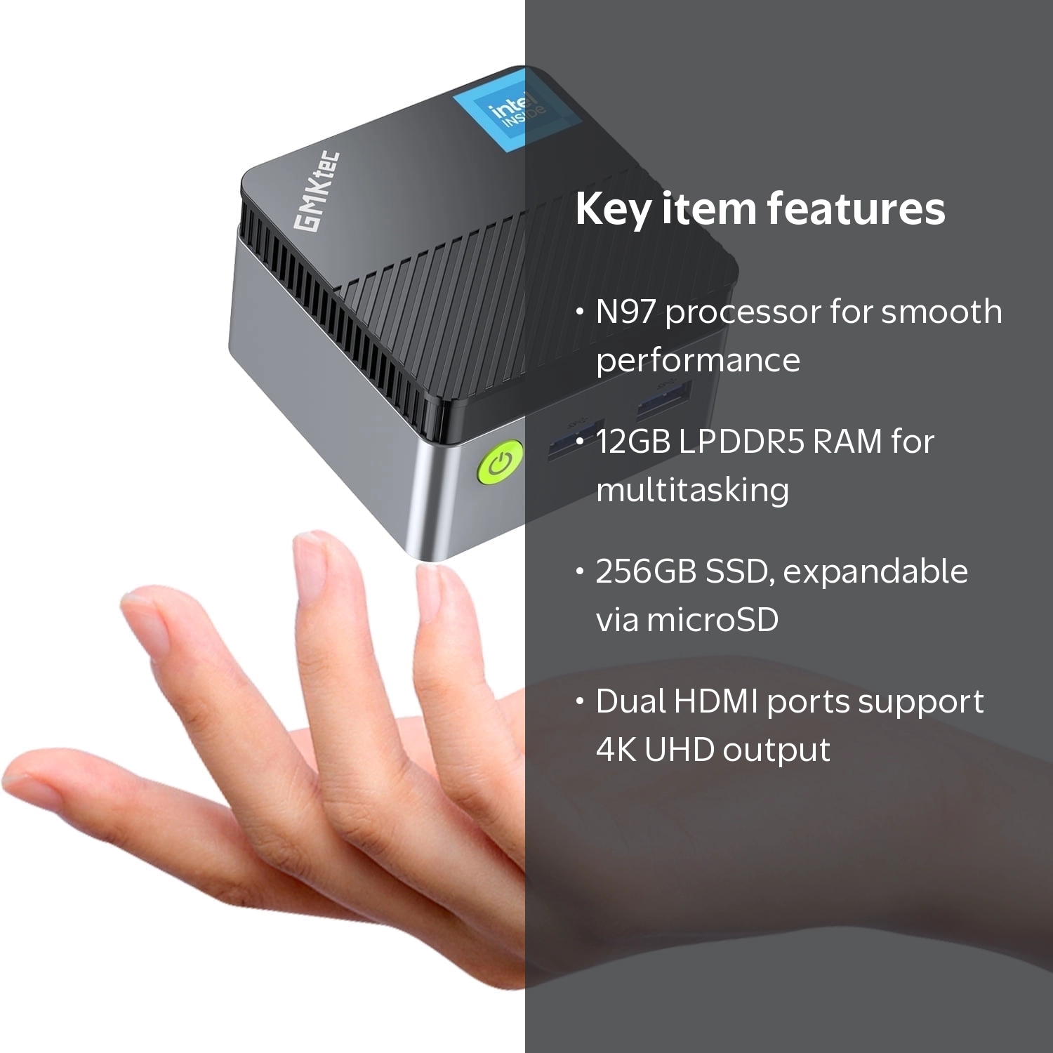 NucBox G5 N97 / メモリ12GB / SSD 256GB Amazon.com: GMKTec NucBox