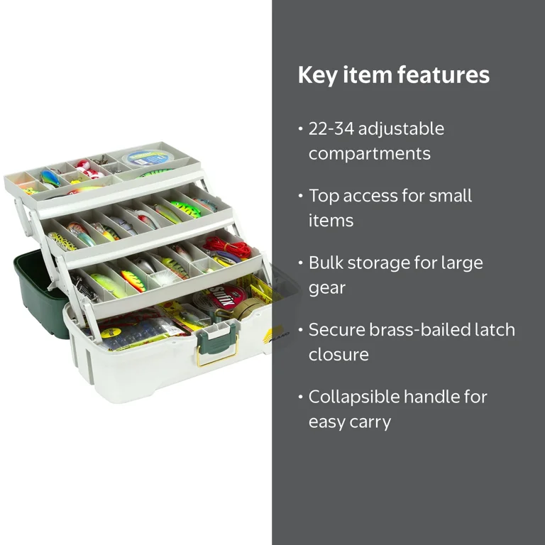 huge software tackle type box Plano Big Game Team Rhino Outdoors LLC Every fisherman knows that even the little things can make a big difference Goplus Large Tackle Box, Portable