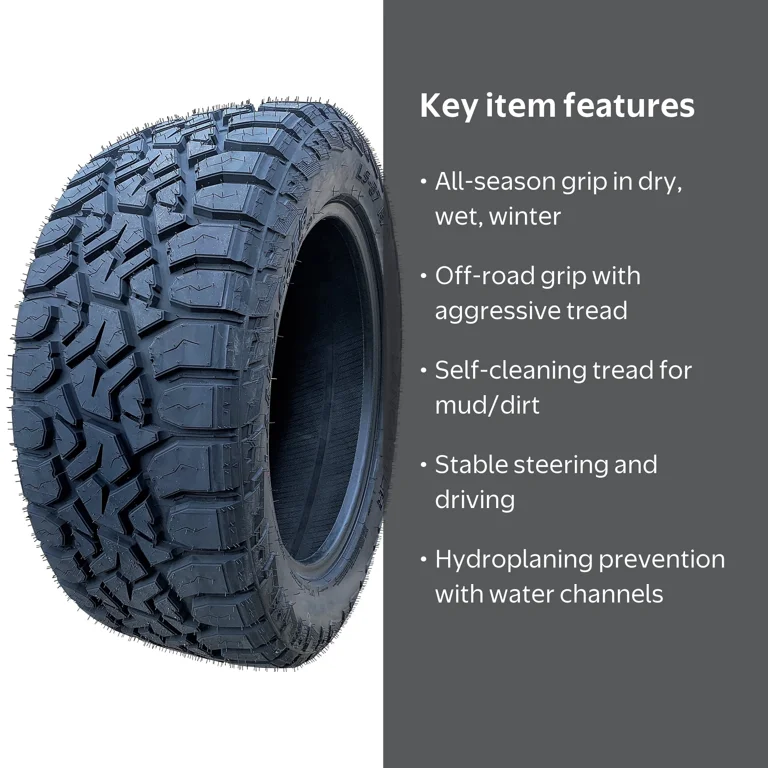Lancaster LS-57 R/T 33X12.50R20 114Q E 10 Ply Rugged Terrain Light