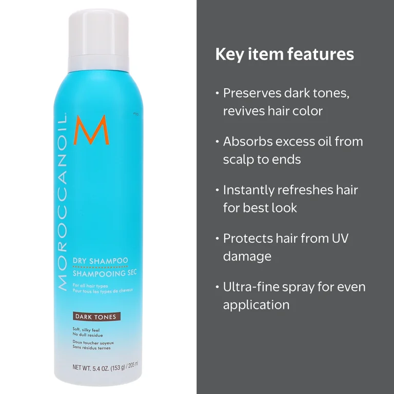 Moroccanoil, Dry Shampoo Dark Tones, 5.4 oz, Multicolor - Walmart.com